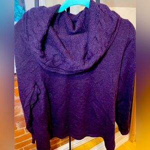 100% Merino Wool cowl neck sweater